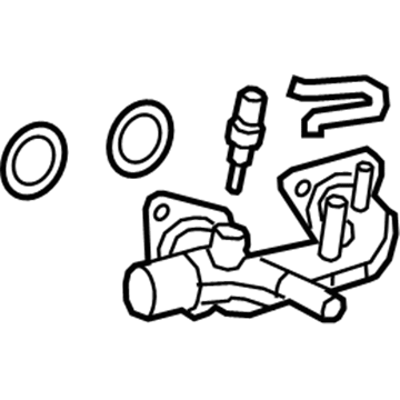 Toyota 16331-31240 Water Outlet
