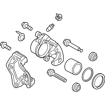 Hyundai 58180-4RA00 CALIPER Kit-Front Brake, LH