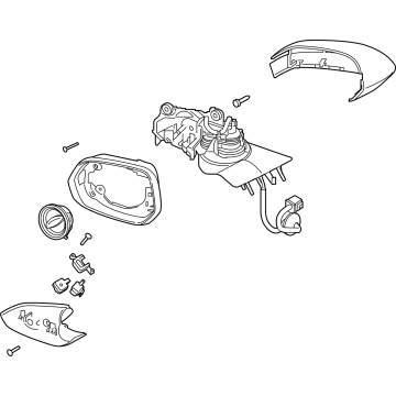 Ford LJ7Z-17683-BAPTM MIRROR ASY - REAR VIEW OUTER