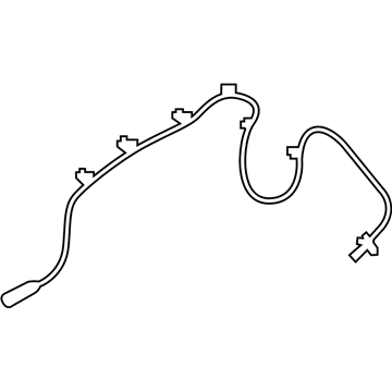 Ford DT4Z-2C205-AB Front Speed Sensor