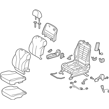 Toyota 71100-33L80-E0 Seat Assembly