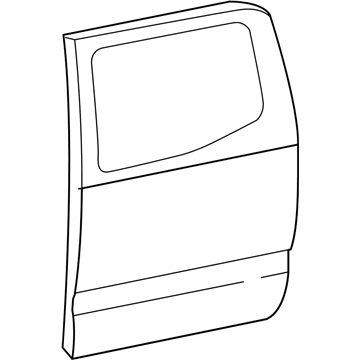 Toyota 67003-04060 Panel Sub-Assembly, Rear D