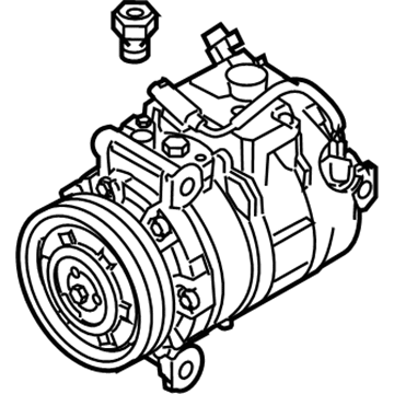 BMW 64-52-6-918-749 Air Conditioning Compressor With Magnetic Coupling