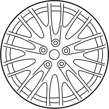 Ford CV6Z-1007-A Wheel, Alloy