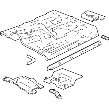 GM 12548362 Panel Asm, Floor T(03)