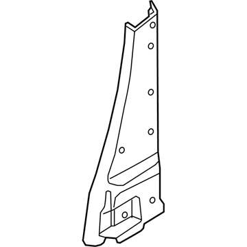 Nissan 76916-3LM0C Garnish-Center Pillar, Lower LH