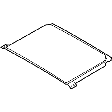 Nissan 91604-5AA1A Glass Assy-Sunroof, Rear