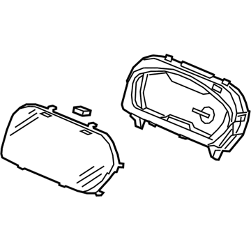 Honda 78100-TVA-A31 Meter Assembly, Combination (Rewritable)