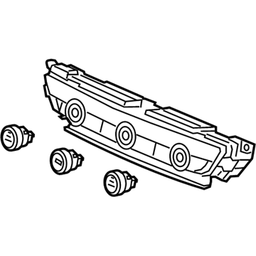 Honda 79610-TVA-A01ZB Switch Assembly, Automatic Air Conditioner (Splendor Silver)