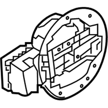 Hyundai 81595-E6100 Housing Assembly-Charge Port Door