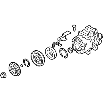 Kia 977013F400RU Reman Compressor Assembly