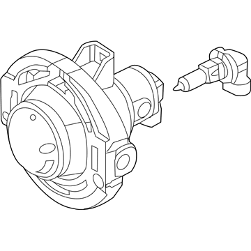 Mopar 68275510AC Front Fog Lamp