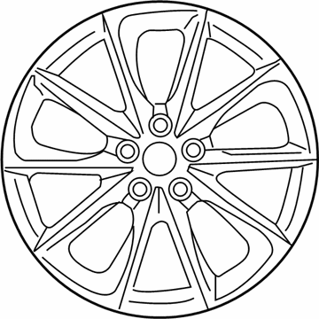 Lexus 42611-11130 Wheel, Disc