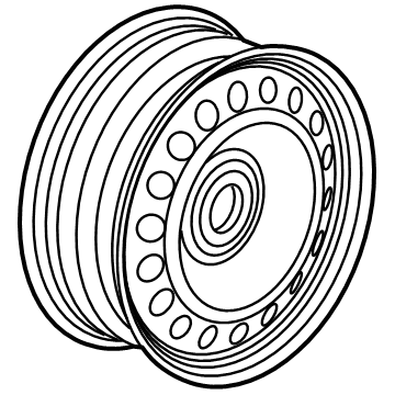 GM 42645122 Wheel, Steel