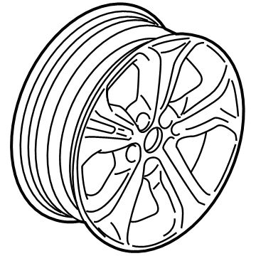 GM 42500290 Wheel, Alloy