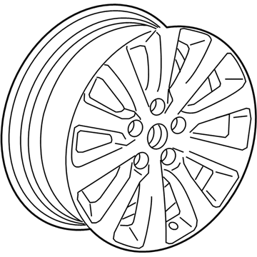 GM 22758350 Wheel, Alloy