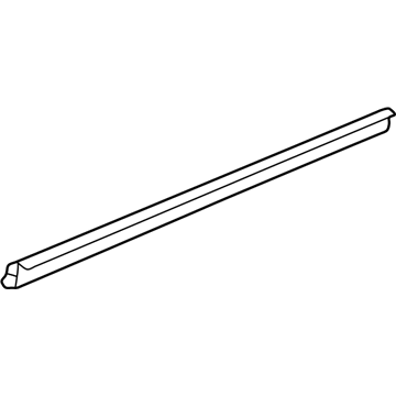 Honda 72835-S84-A01 Weatherstrip, R. RR. Door (Inner)