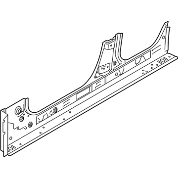 BMW 41-00-7-474-603 Frame Side Member, Inner Left