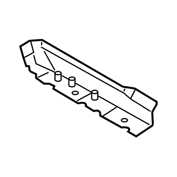 BMW 41-00-7-473-057 CROSS BRACE, HEEL PLATE, LEF