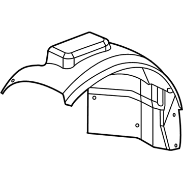 GM 15829491 Fender Liner