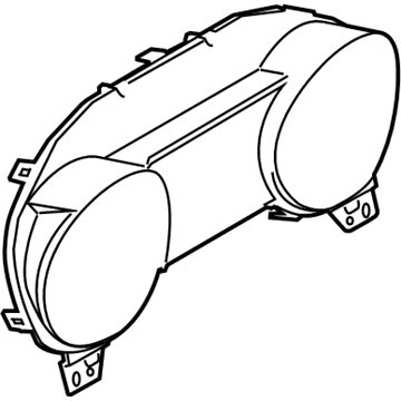 Ford FR3Z-10890-A Cluster Lens