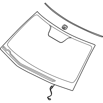 Kia 861102J010 Windshield Glass Assembly