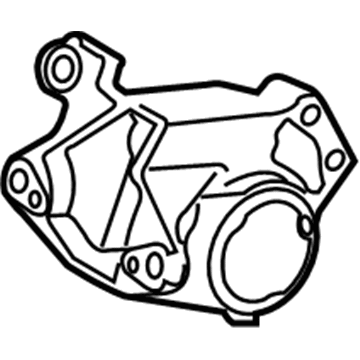 Lexus 12321-31090 Bracket, Engine Mounting, Rear(For Transverse Engine)