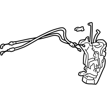 Lexus 69040-48020 Front Door Lock Assembly, Left