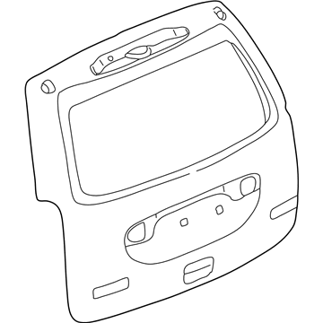 GM 10374333 Panel Asm, Lift Gate