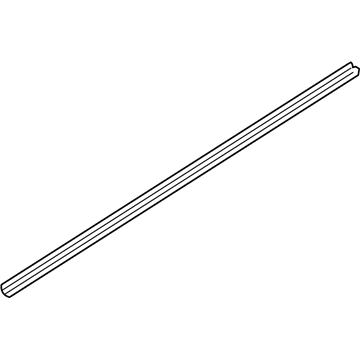 BMW 51-33-7-008-569 Channel Cover, Exterior, Door, Front Left