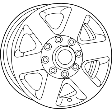 Mopar 52122367AB Aluminum Wheel