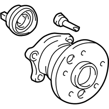 Toyota 42460-0E010 Hub & Bearing