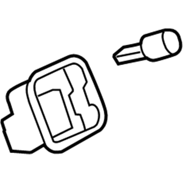 Acura 74480-TL0-G10 Adapter Assembly, Fuel Lid