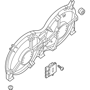 Infiniti 21481-3JA2E Motor Assy-Fan & Shroud