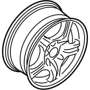 BMW 36-11-2-229-980 M Double Spoke 68 Individual Rim/Front