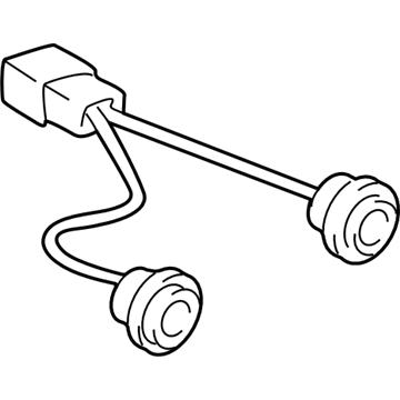 Toyota 81675-AA020 Socket & Wire, Back-Up Lamp