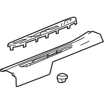 GM 23330939 Front Sill Plate