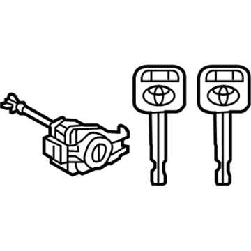 Toyota 69052-02170 Cylinder & Keys