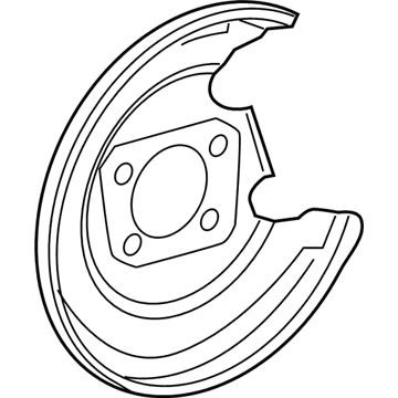 Toyota 47804-52030 Splash Shield