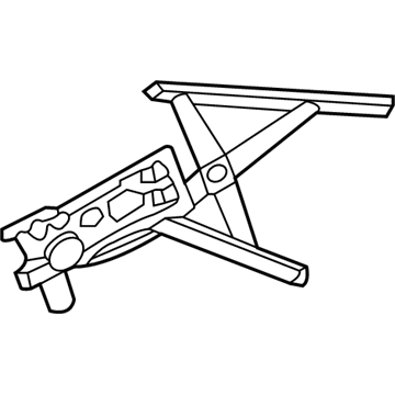 Mopar 4574093AK Front Door Window Regulator