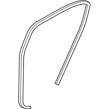 Kia 831101W200 WEATHERSTRIP-Rear Door Body Side