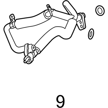 GM 23197424 Rear Suction Hose