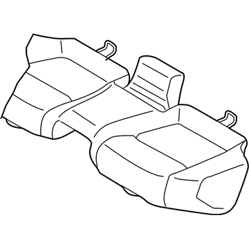 Infiniti 88320-CG000 Trim Assembly-Rear Seat Cushion