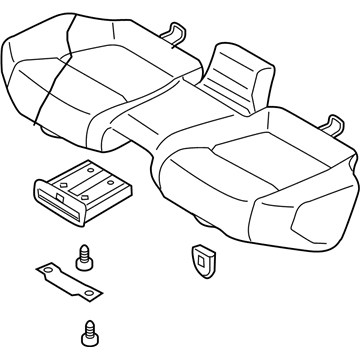 Infiniti 88300-CG000 Cushion Assy-Rear Seat