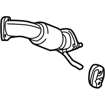 Kia 28610C1550 Front Muffler Assembly