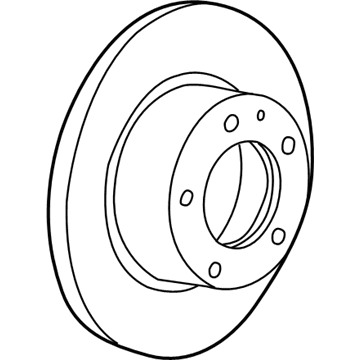 BMW 34-11-2-227-171 Brake Disc, Ventilated, Left