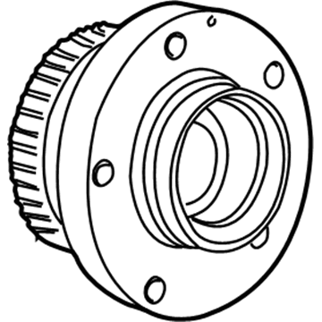 BMW 31-22-6-757-024 Wheel Hub, Front, Symmetric