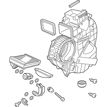 Honda 80226-TK8-A02 Evaporator Assembly