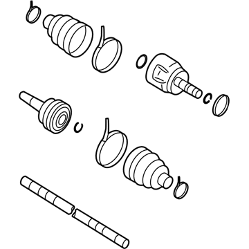 Infiniti 39600-3JA0A Shaft Assy-Rear Drive