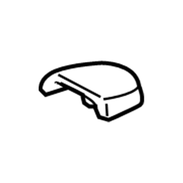 Honda 81106-TA0-000ZA Cover, RR. Foot *NH167L* (GRAPHITE BLACK)